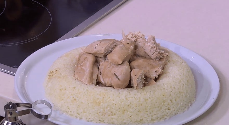 طريقة عمل شركسية الدجاج بالأرز